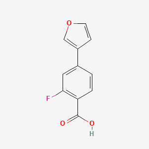2-Fluoro-4-(furan-3-yl)benzoic acid
