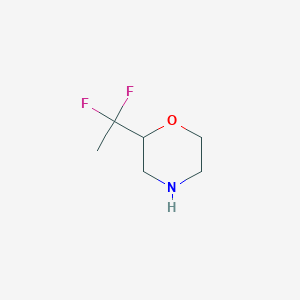 molecular formula C6H11F2NO B15313016 2-(1,1-Difluoroethyl)morpholine 