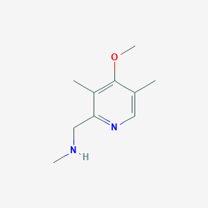 molecular formula C10H16N2O B1531310 (4-Methoxy-3,5-dimethyl-pyridin-2-ylmethyl)-methyl-amine CAS No. 945983-90-4