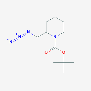 molecular formula C11H20N4O2 B1531316 Tert-butyl 2-(azidomethyl)piperidine-1-carboxylate CAS No. 1935404-92-4