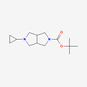 tert-butyl 5-cyclopropylhexahydropyrrolo[3,4-c]pyrrole-2(1H)-carboxylate
