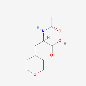 2-Acetamido-3-(oxan-4-yl)propanoic acid