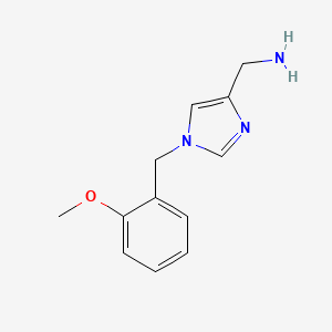 (1-(2-methoxybenzyl)-1H-imidazol-4-yl)methanamine