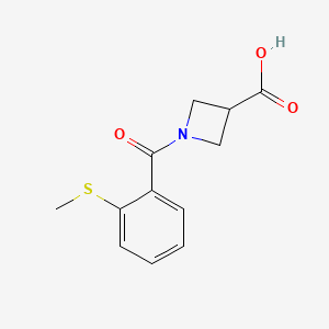 1-[2-(Methylsulfanyl)benzoyl]azetidine-3-carboxylic acid