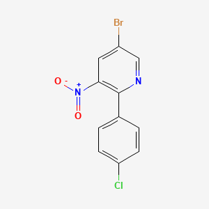 5-Bromo-2-(4-chlorophenyl)-3-nitropyridine