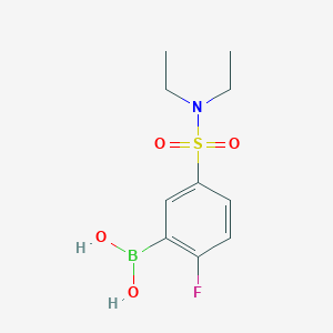 (5-(N,N-diethylsulfamoyl)-2-fluorophenyl)boronic acid