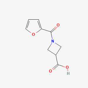 1-(Furan-2-carbonyl)azetidine-3-carboxylic acid