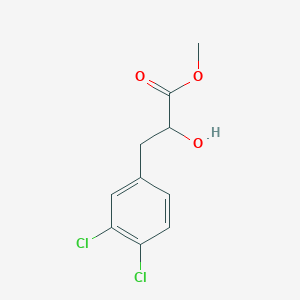 molecular formula C10H10Cl2O3 B15313688 Methyl 3-(3,4-dichlorophenyl)-2-hydroxypropanoate 