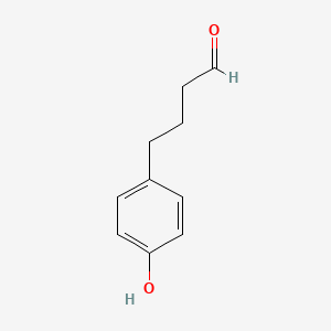 molecular formula C10H12O2 B15313773 4-(4-Hydroxyphenyl)butanal 