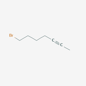 molecular formula C7H11Br B15313926 7-Bromohept-2-yne 