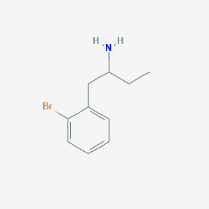 molecular formula C10H14BrN B15314114 1-(2-Bromophenyl)butan-2-amine 