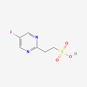 molecular formula C6H7FN2O3S B1531421 2-(5-Fluoropyrimidin-2-yl)ethanesulfonic acid CAS No. 2050016-82-3