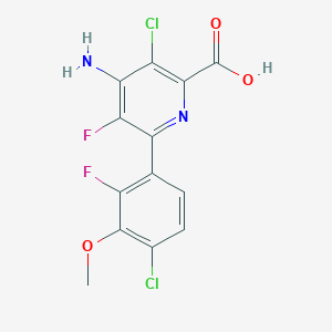 molecular formula C13H8Cl2F2N2O3 B1531466 Florpyrauxifen CAS No. 943832-81-3