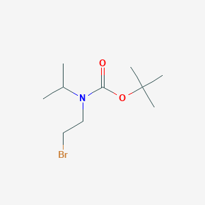 molecular formula C10H20BrNO2 B15314678 Tert-butyl 2-bromoethyl(isopropyl)carbamate 