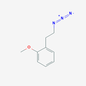 molecular formula C9H11N3O B15314726 1-(2-Azidoethyl)-2-methoxybenzene CAS No. 823189-07-7