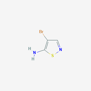 molecular formula C3H3BrN2S B15314802 4-Bromo-1,2-thiazol-5-amine 