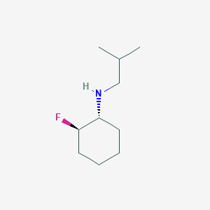 (1R,2R)-2-fluoro-N-(2-methylpropyl)cyclohexan-1-amine