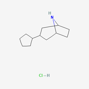 3-Cyclopentyl-8-azabicyclo[3.2.1]octane hydrochloride