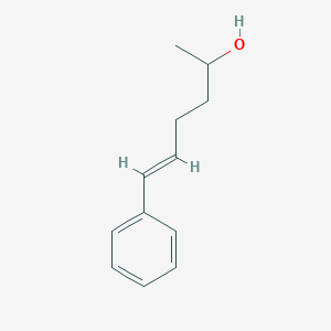 molecular formula C12H16O B15315251 6-Phenylhex-5-en-2-ol 