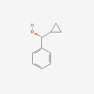 molecular formula C10H12O B15315271 (R)-cyclopropyl(phenyl)methanol 