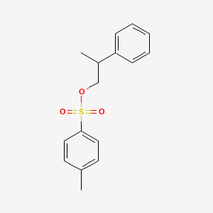 molecular formula C16H18O3S B15315316 2-Phenylpropyl tosylate 