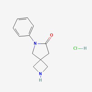 6-Phenyl-2,6-diazaspiro[3.4]octan-7-one hydrochloride