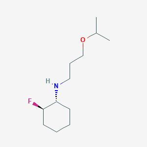 (1R,2R)-2-fluoro-N-[3-(propan-2-yloxy)propyl]cyclohexan-1-amine