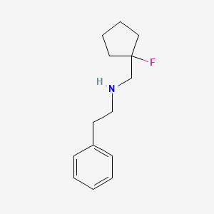 [(1-Fluorocyclopentyl)methyl](2-phenylethyl)amine