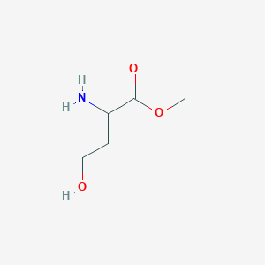molecular formula C5H11NO3 B15315554 Methyl homoserinate 