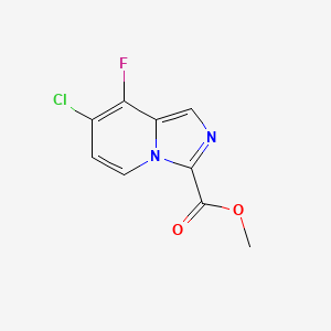 molecular formula C9H6ClFN2O2 B15315715 Methyl 7-chloro-8-fluoroimidazo[1,5-a]pyridine-3-carboxylate 