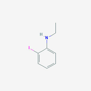 molecular formula C8H10IN B15315916 N-ethyl-2-iodoaniline 