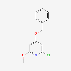4-(Benzyloxy)-2-methoxy-6-chloropyridine