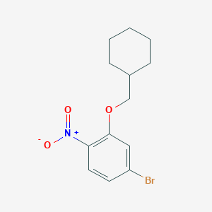 4-Bromo-2-cyclohexylmethoxy-1-nitrobenzene