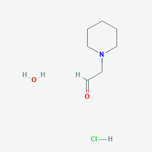2-(Piperidin-1-yl)acetaldehyde hydrochloride hydrate