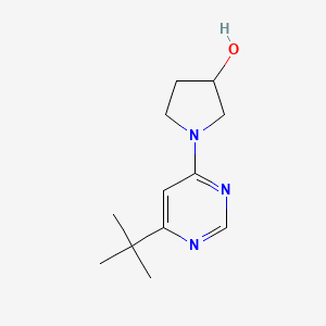 1-(6-Tert-butylpyrimidin-4-yl)pyrrolidin-3-ol