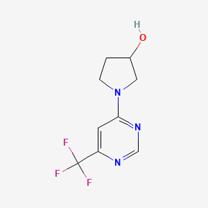 1-[6-(Trifluoromethyl)pyrimidin-4-yl]pyrrolidin-3-ol