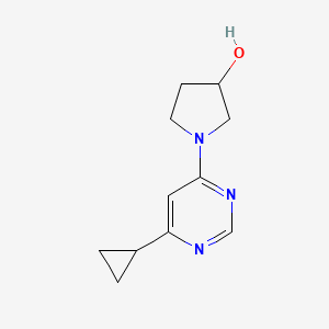 1-(6-Cyclopropylpyrimidin-4-yl)pyrrolidin-3-ol