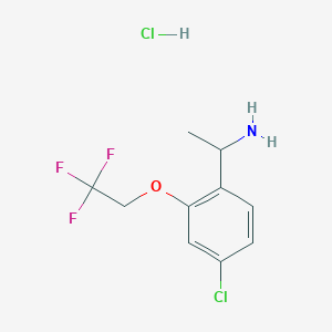 1-[4-Chloro-2-(2,2,2-trifluoroethoxy)phenyl]ethylamine hydrochloride