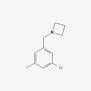 1-[(3-Bromo-5-methylphenyl)methyl]azetidine