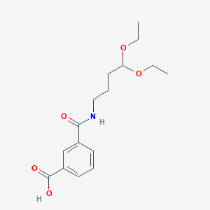 3-((4,4-Diethoxybutyl)carbamoyl)benzoic acid