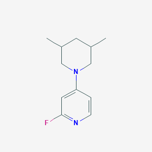 4-(3,5-Dimethylpiperidin-1-yl)-2-fluoropyridine