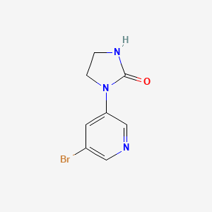 1-(5-Bromopyridin-3-yl)imidazolidin-2-one