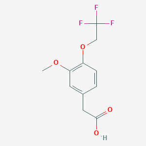 [3-Methoxy-4-(2,2,2-trifluoroethoxy)-phenyl]-acetic acid