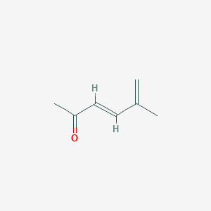 molecular formula C7H10O B15316382 5-Methylhexa-3,5-dien-2-one 