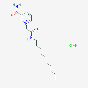 3-Carbamoyl-1-(decylcarbamoylmethyl)-pyridinium chloride