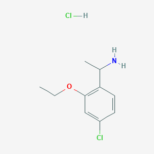 1-(4-Chloro-2-ethoxyphenyl)ethylamine hydrochloride