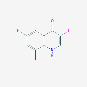 6-Fluoro-3-iodo-8-methylquinolin-4-ol