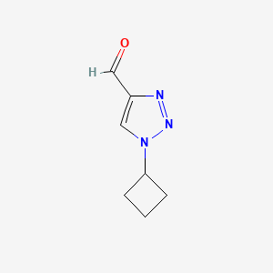 1-cyclobutyl-1H-1,2,3-triazole-4-carbaldehyde