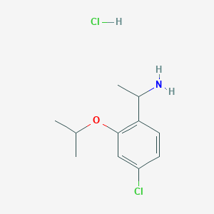 1-(4-Chloro-2-isopropoxyphenyl)ethylamine hydrochloride