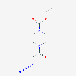 Ethyl 4-(2-azidoacetyl)piperazine-1-carboxylate
